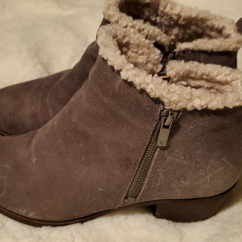 Lucky brand suede booties